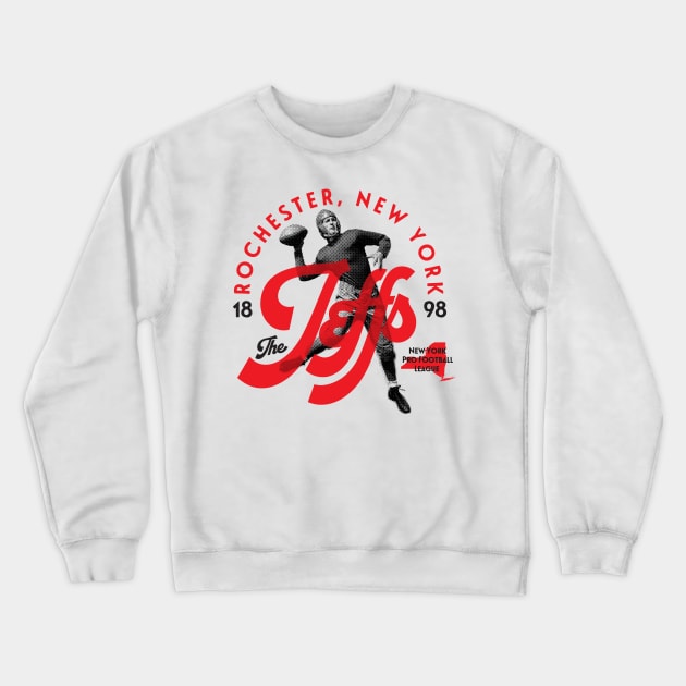 Rochester Jeffs Football Crewneck Sweatshirt by MindsparkCreative